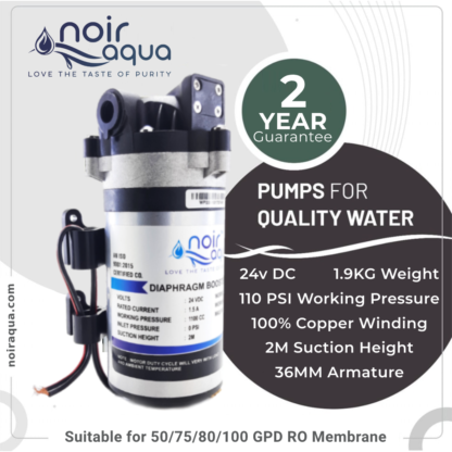 Noir Aqua 100 GPD Booster Pump for RO Water Purifier