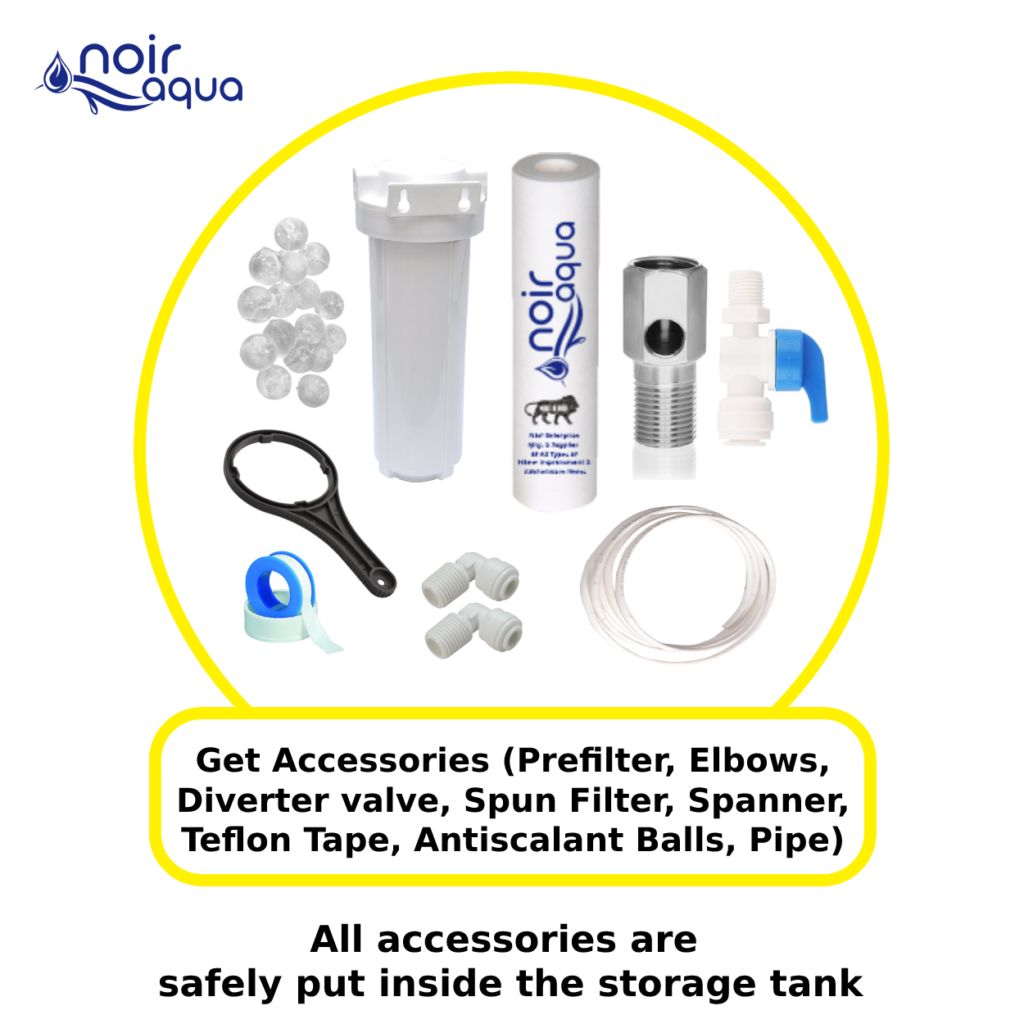 Noir Aqua Roma Premium RO Water Purifier For Home RO + UV + UF + TDS ...