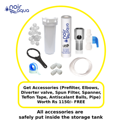 noir aqua ro water purifier accessories