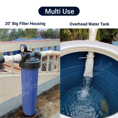 bag filter water tank use